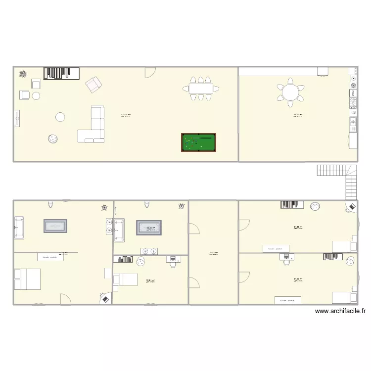 Maison Lucie. Plan de 