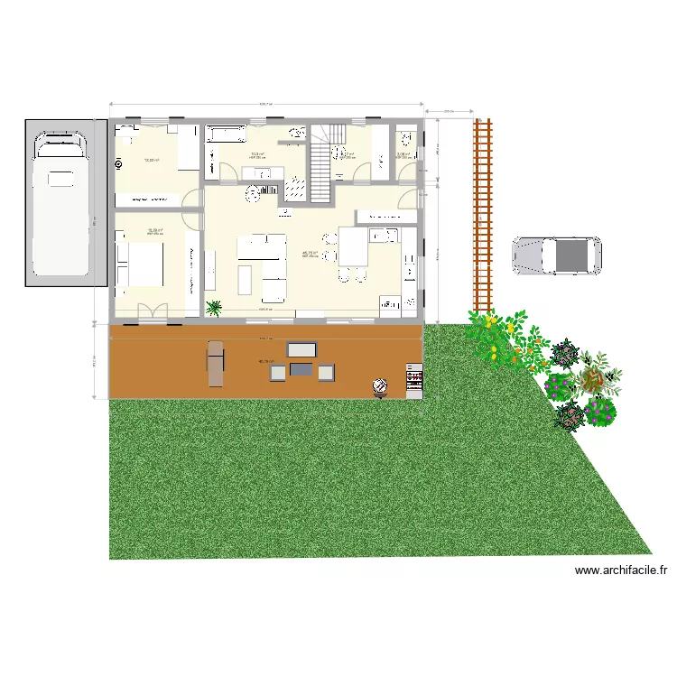 maison 80m2 n1. Plan de maison 80m2 n1. Plan de