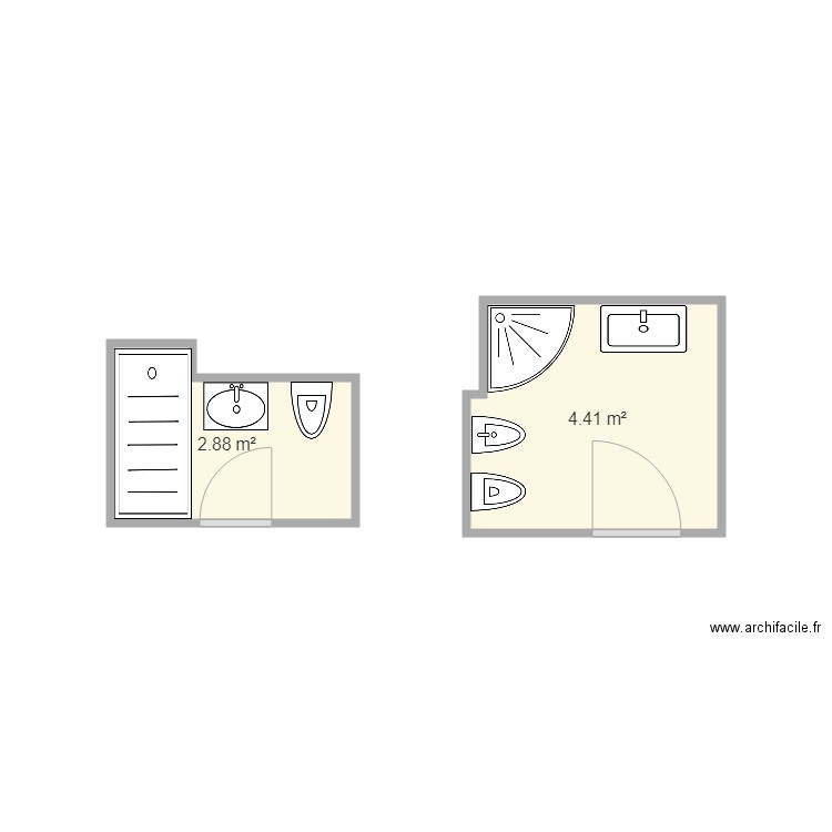 madam chiara 32 joffre SdB. Plan de 0 pièce et 0 m2