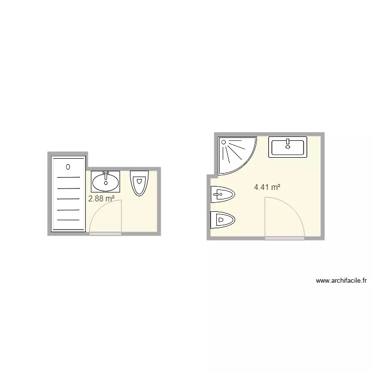 madam chiara 32 joffre SdB. Plan de 