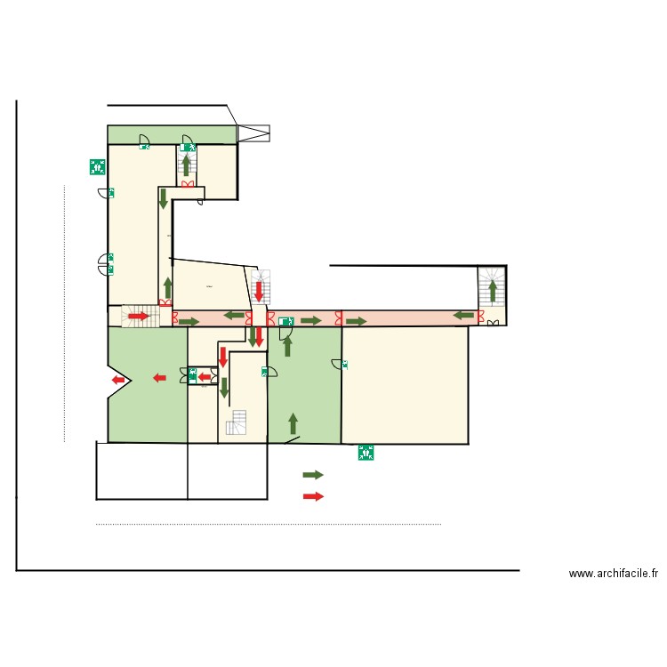 DDFIP COVID 1er etage DDFIP. Plan de 0 pièce et 0 m2