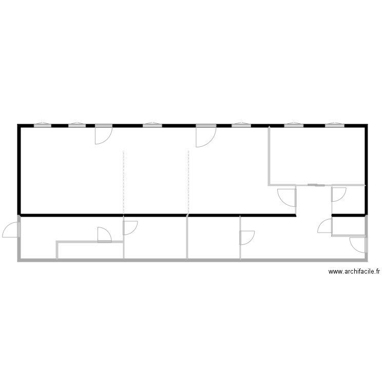 maison 1rdc. Plan de 0 pièce et 0 m2