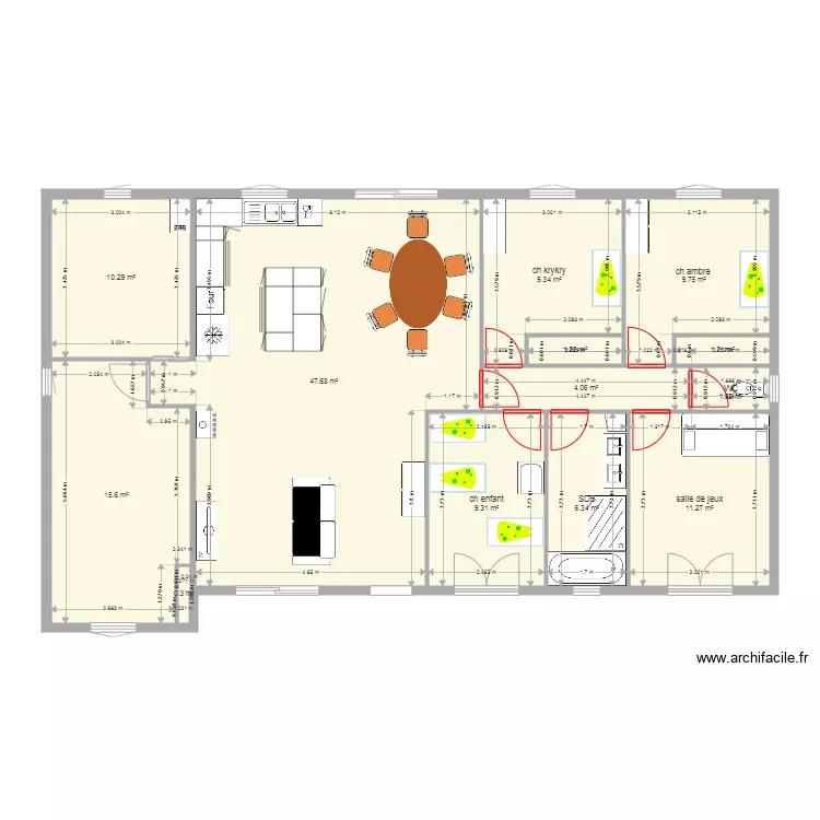 maison entiere 3. Plan de 