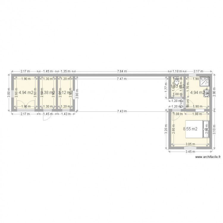 pool house. Plan de 0 pièce et 0 m2