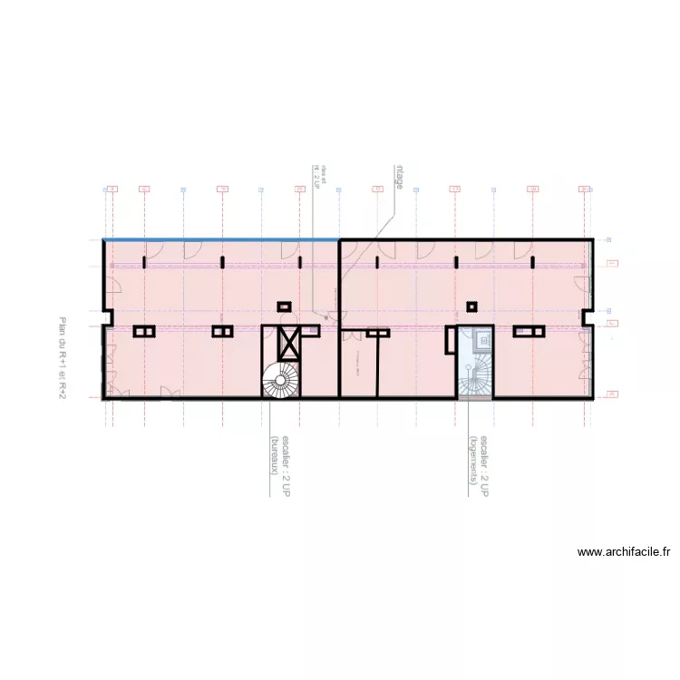 43449 croquis 1er 2eme. Plan de 