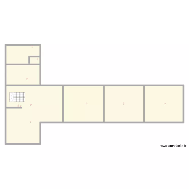 ETALLE GRENIER INCENDIE. Plan de 