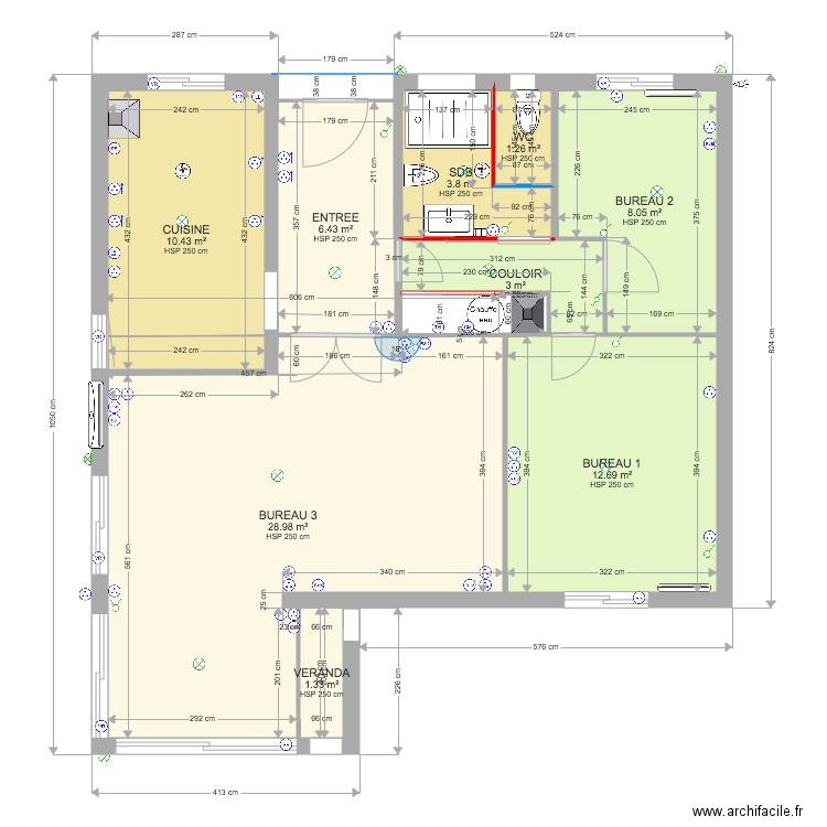 PLAN TRAVAUX. Plan de 0 pièce et 0 m2