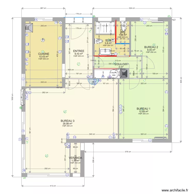 PLAN TRAVAUX. Plan de PLAN TRAVAUX. Plan de
