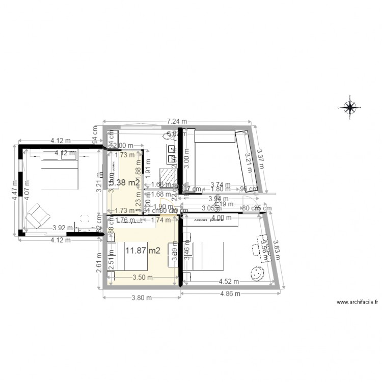 le mas du ronc 02. Plan de 0 pièce et 0 m2