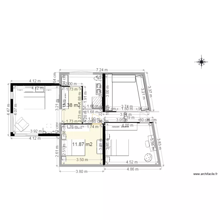 le mas du ronc 02. Plan de le mas du ronc 02. Plan de