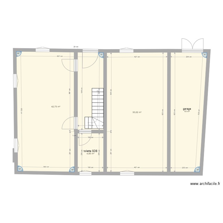 Bibi RDCH St Arcons . Plan de 0 pièce et 0 m2