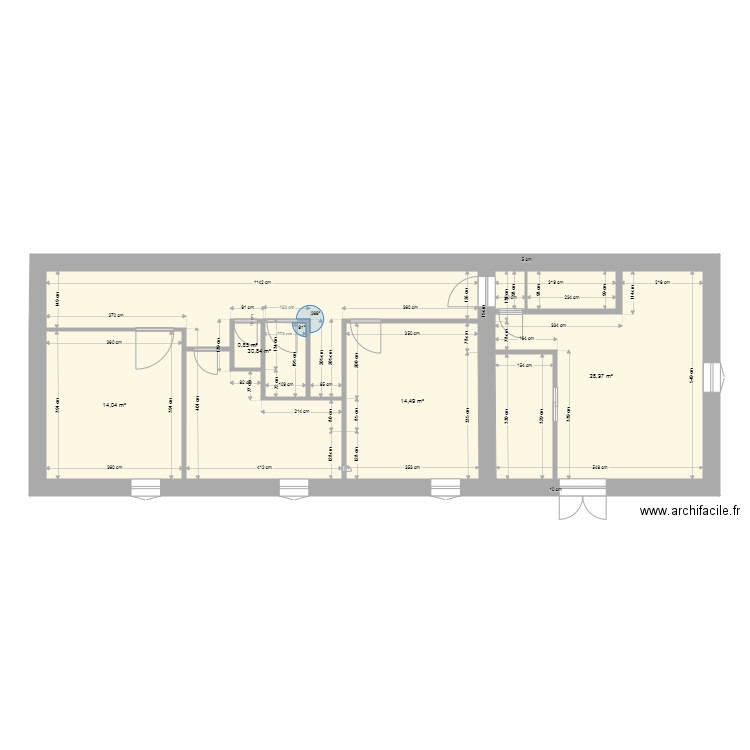 1 étage  existant Burg. Plan de 0 pièce et 0 m2