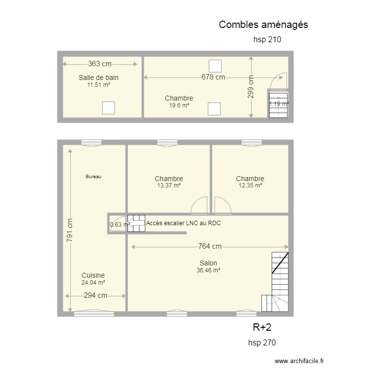 DUSSUCHALLE. Plan de 0 pièce et 0 m2