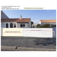 Modification de la Cl&ocirc;ture existante JP et J