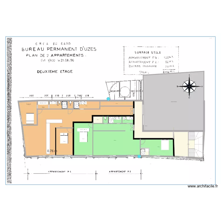 Appart CANiveau1B. Plan de 