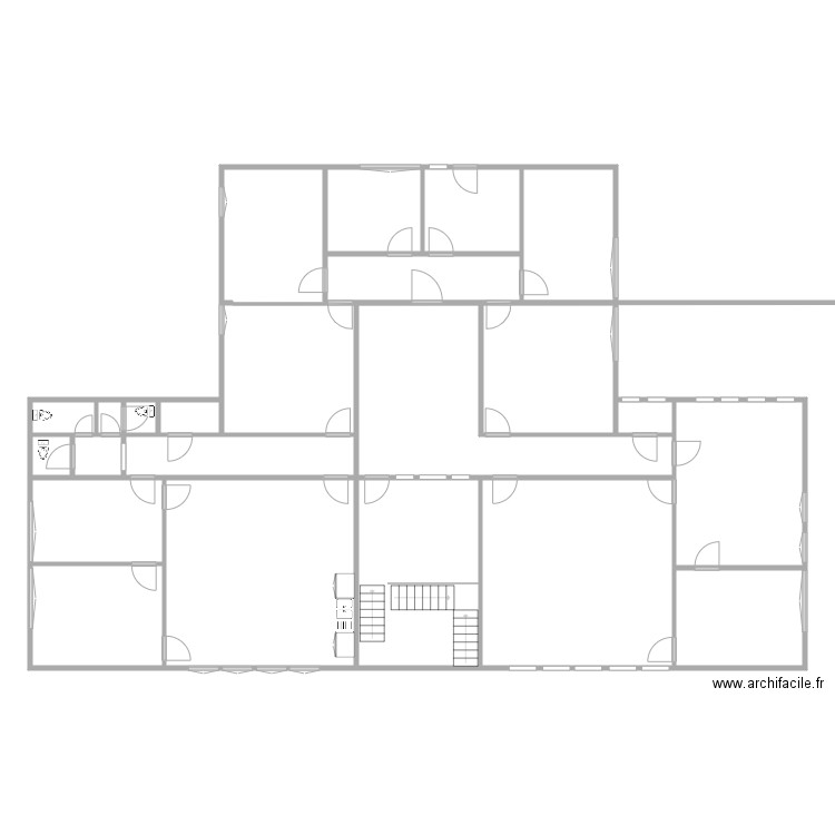 PMS1 TOURNAI ( CAROLINE DIGREGORIO). Plan de 21 pièces et 289 m2