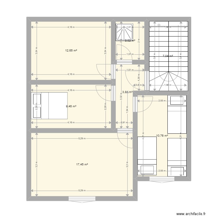 Plan 72 2eme etage. Plan de 0 pièce et 0 m2