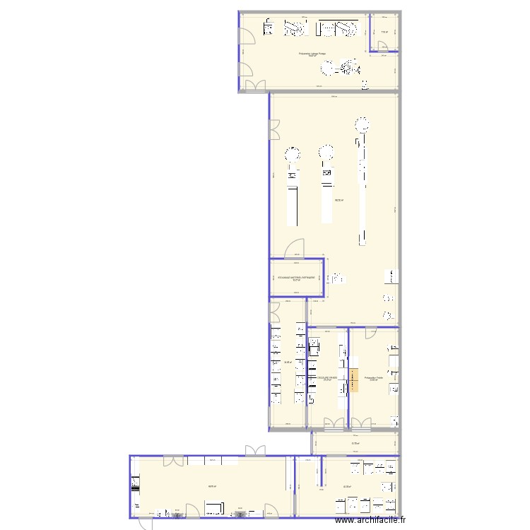 Projet Cuisines HL v7. Plan de 0 pièce et 0 m2