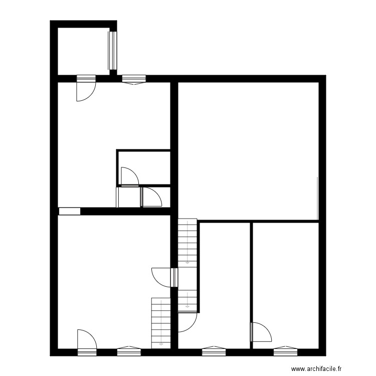 Fidrick. Plan de 17 pièces et 284 m2