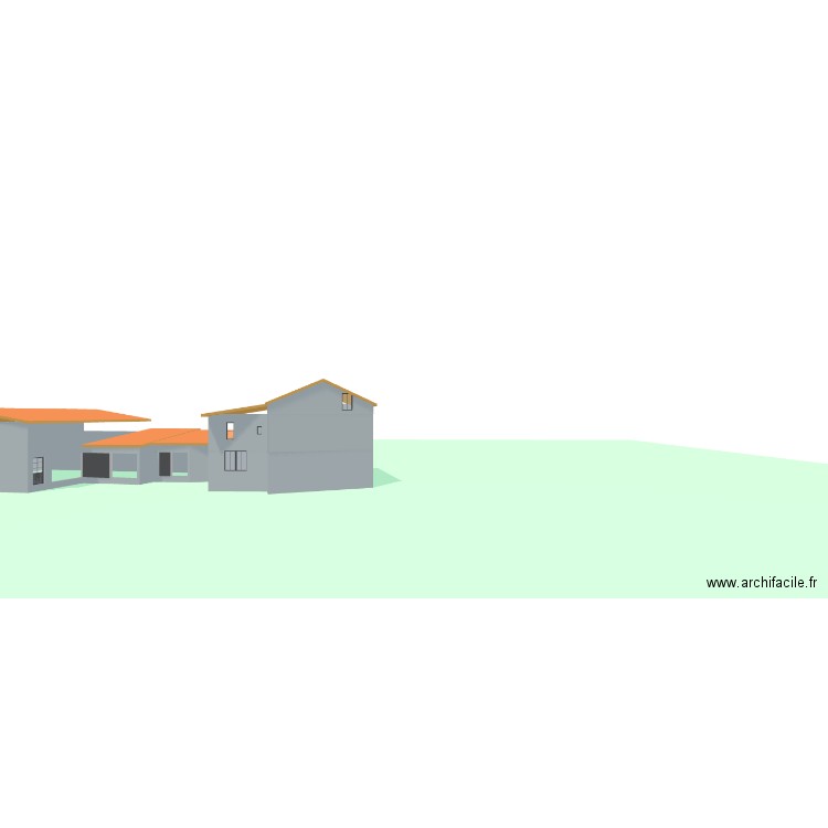 PLECHATEL Plan situation actuel 2. Plan de 2 pièces et 98 m2