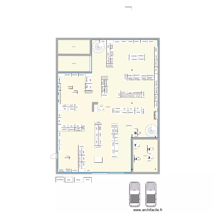 miramas. Plan de 