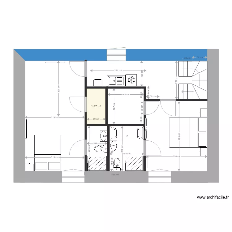 appartement Gournay 2. Plan de appartement Gournay 2. Plan de