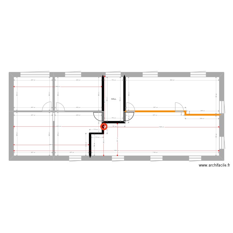 appart location pose profiles. Plan de 7 pièces et 123 m2