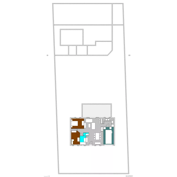 MAISON MODIFIEE. Plan de MAISON MODIFIEE. Plan de