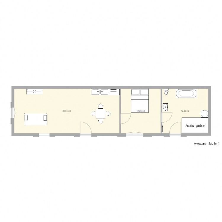 maisonette. Plan de 0 pièce et 0 m2