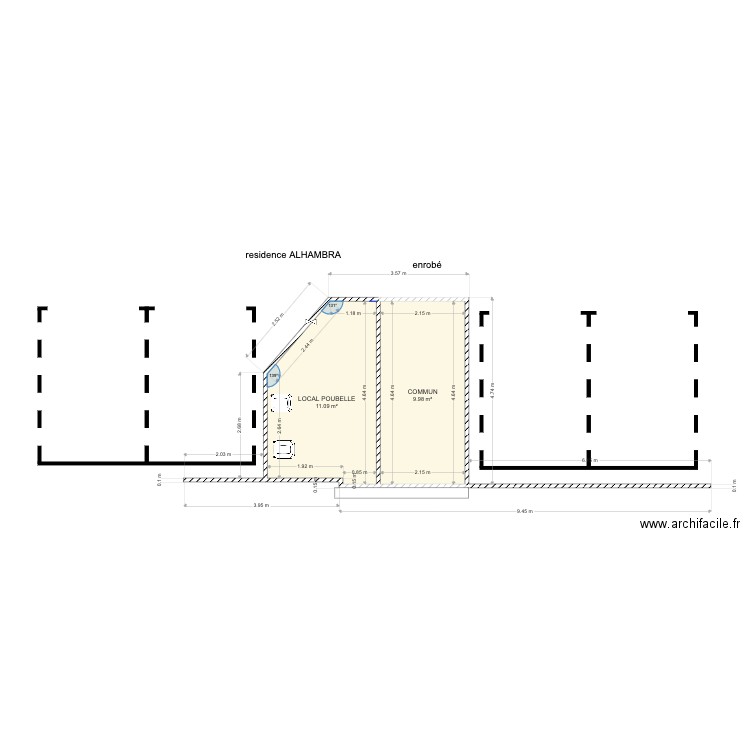 residence alhambra. Plan de 0 pièce et 0 m2