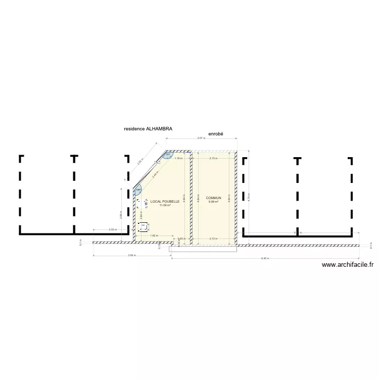 residence alhambra. Plan de 