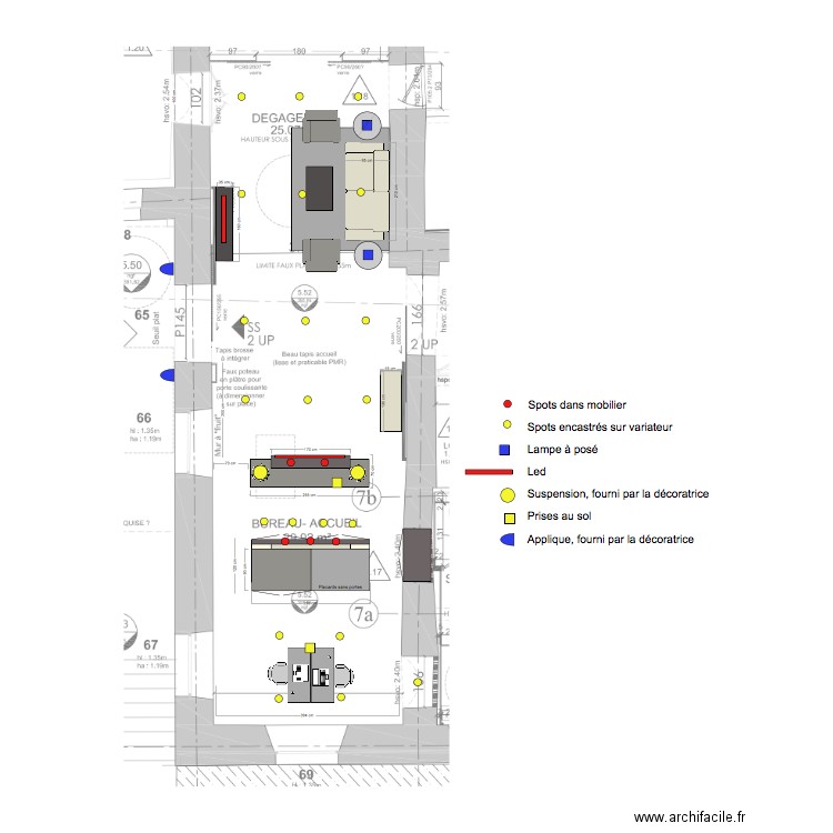 Accueil Chateau Plan Eclairage. Plan de 0 pièce et 0 m2