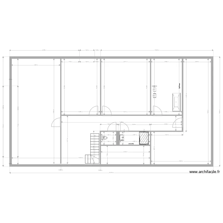 Etage BRIEC 3. Plan de 