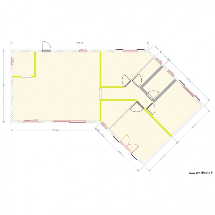 pett b. Plan de 0 pièce et 0 m2