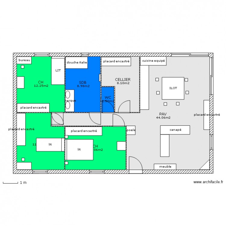 MOB BBC. Plan de 0 pièce et 0 m2