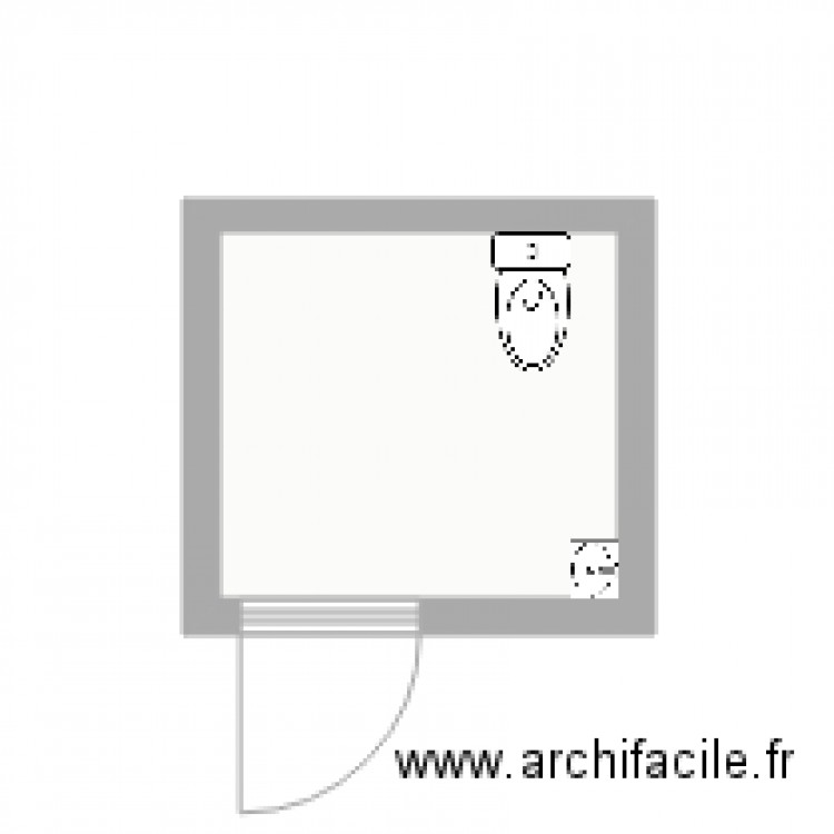 wce. Plan de 0 pièce et 0 m2