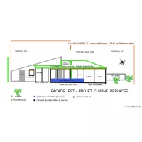 LA  JONCHERE  FACADE  DUNE  PROJET  CUISINE  DEPLACEE
