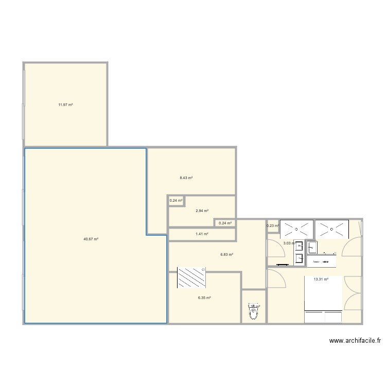 Pornichet V4. Plan de 0 pièce et 0 m2