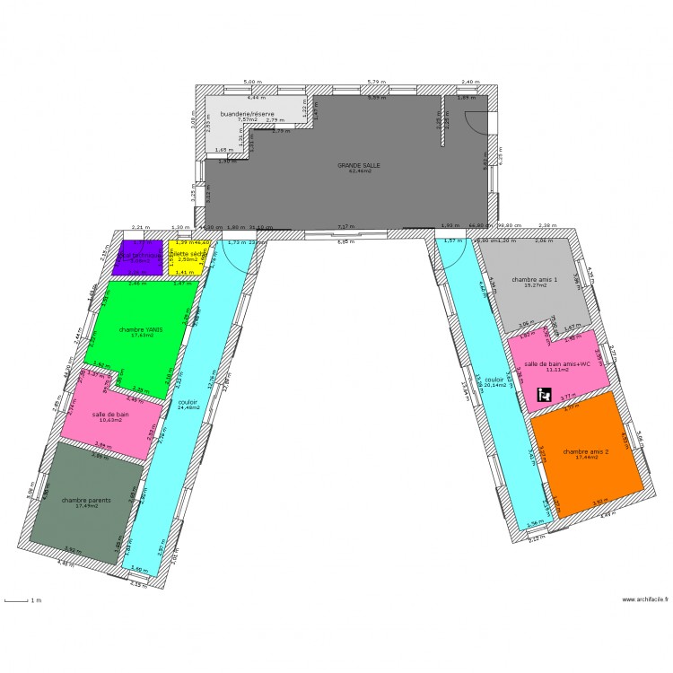 paille. Plan de 0 pièce et 0 m2