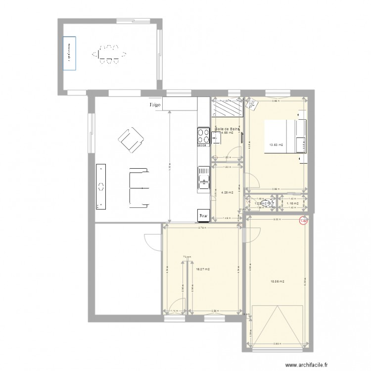 Maison LOUBERE origine3. Plan de 0 pièce et 0 m2