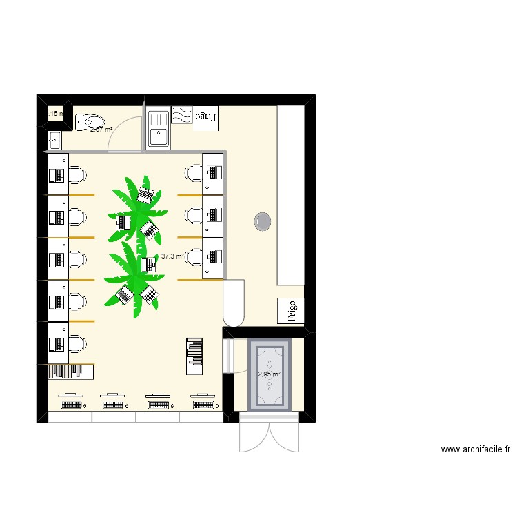 Ordinatour plan 4+4. Plan de 0 pièce et 0 m2
