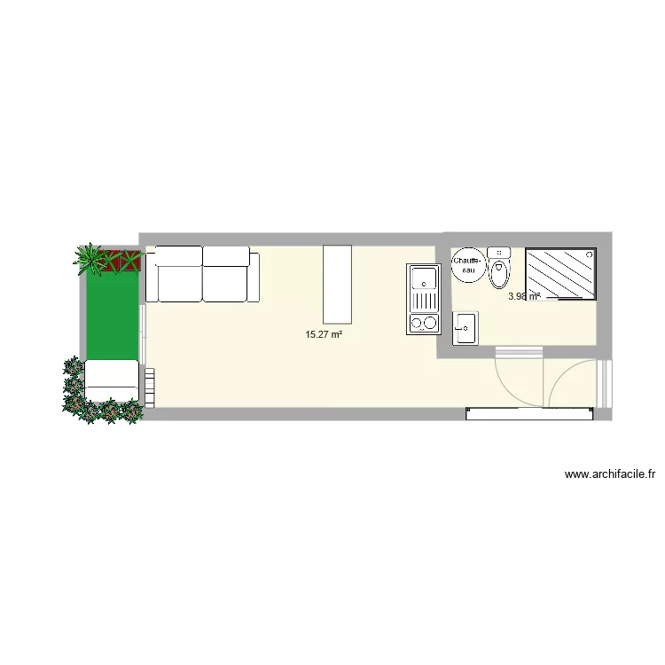 appartement angers. Plan de 