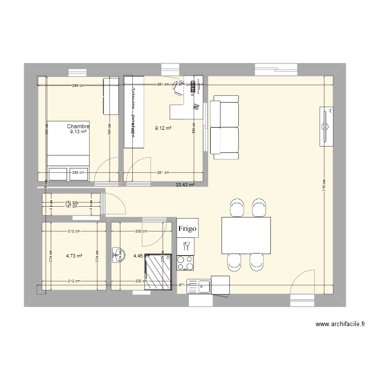 segre. Plan de 0 pièce et 0 m2
