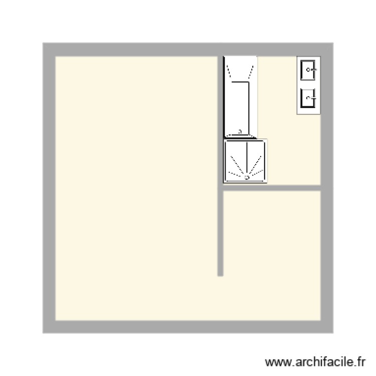 sdb . Plan de 0 pièce et 0 m2