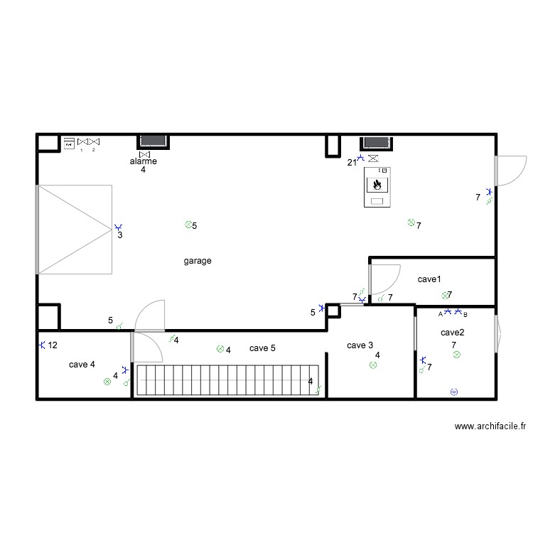 Anne  garage et caves 3. Plan de 0 pièce et 0 m2