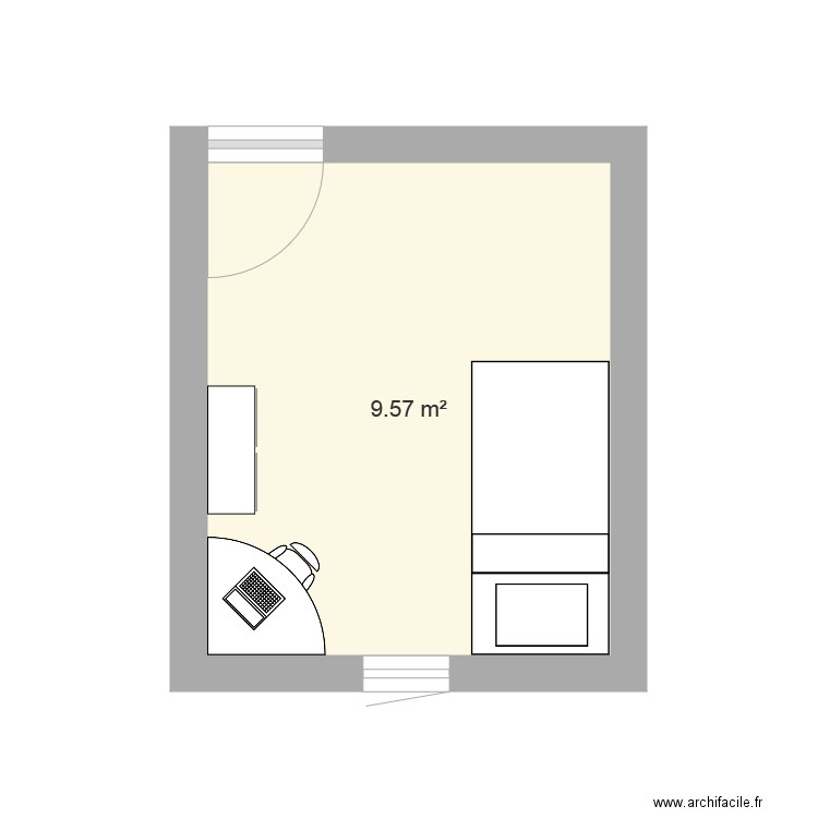 Chambre 2. Plan de 0 pièce et 0 m2