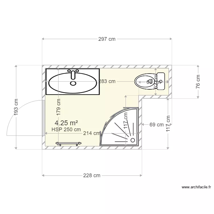 Galleteau Mathieu. Plan de 