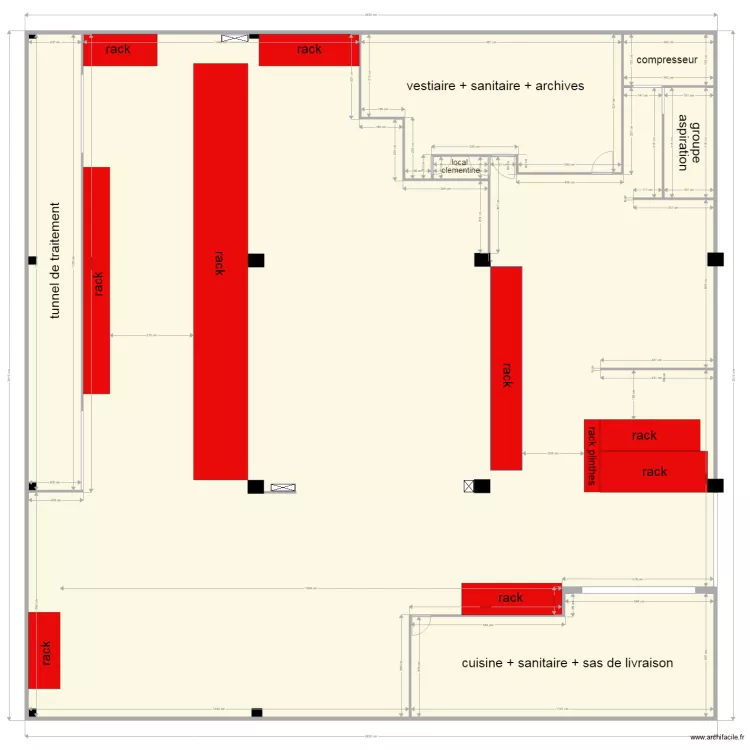 depot n 16 v2. Plan de 