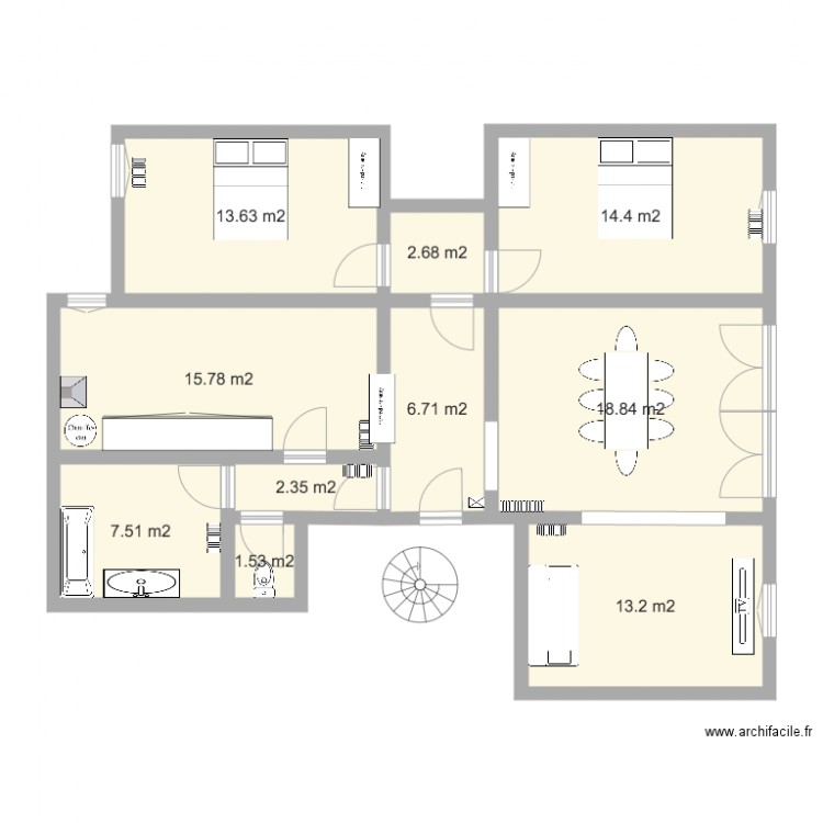 Client terre immo. Plan de 0 pièce et 0 m2