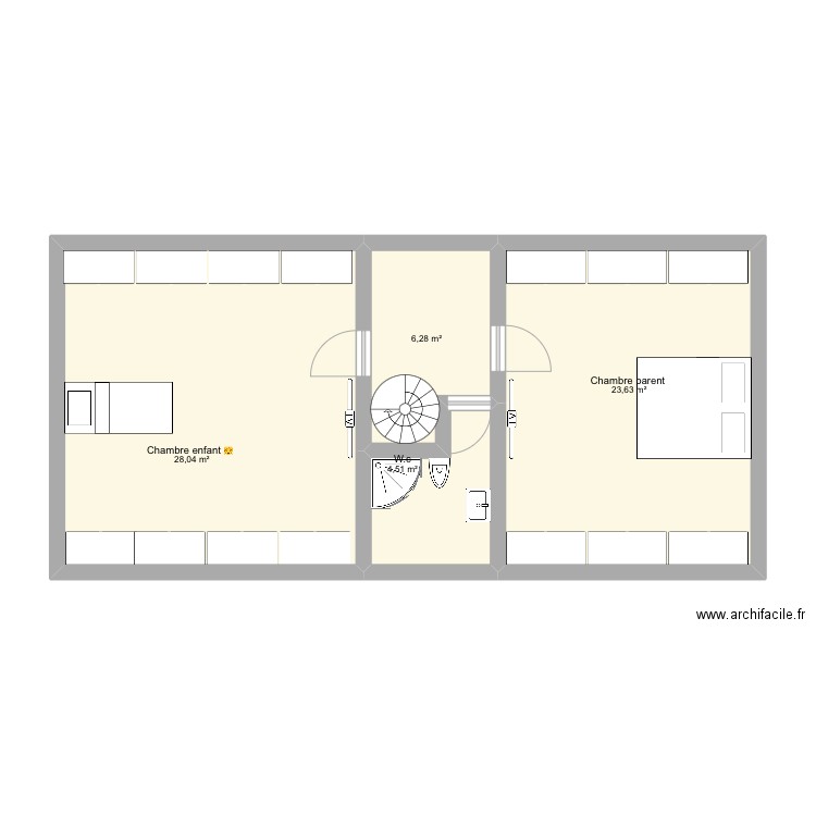Maison 1 er étage . Plan de 0 pièce et 0 m2